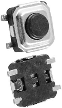 Aexit 20 бр Промишлени Ключове Незабавен Осезаемо Бутон превключвател 3x3 mm x 1,5 мм, 4-Пинов Бутон Превключвател