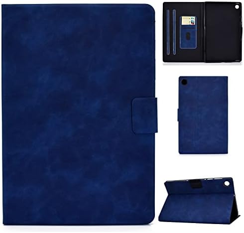 Защитни скоби за таблет Кожен калъф за Samsung Galaxy Tab A8 10.5 инча 2021 (SM-X200/X205) Калъф за таблет, калъф-книга с множество ъгли на видимост и със слот за карти Smart Cover Автоматиче?
