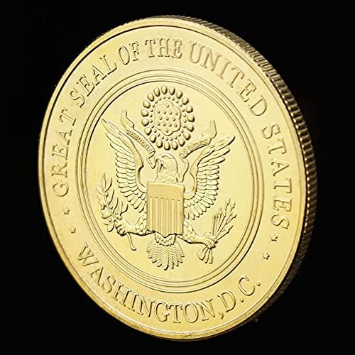 Военноморските сили на САЩ Армия на Бреговата охрана Freedom Eagle Благодарствена Монета Подарък за Ветеран на Златна Възпоменателна монета