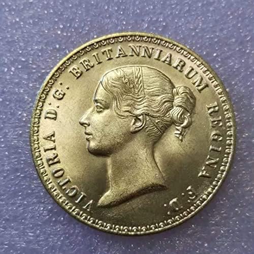 Старинни Занаяти УНА и Лъв 1839 Кралица Виктория Възпоменателна Монета на Едро 1302