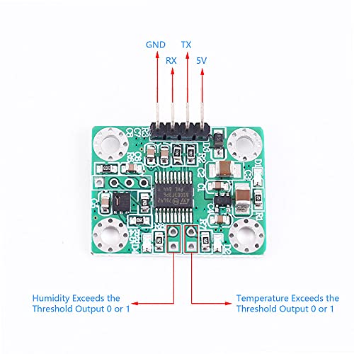 Модул сензор за температура и влажност на въздуха SHT20 UART at с Възможност за настройка на Контролер за Arduino