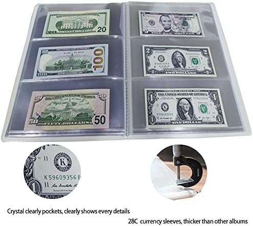 Награда за събиране на хартиени пари, Органайзер за банкноти с 3 джобове, Поставки за доларови банкноти с изглед