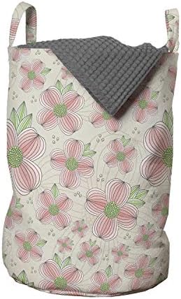 Чанта за дрехи във формата на Цвете от Дрян, с мек Цветен Модел под формата на Женственных пури в ограничени