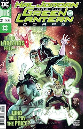 Хал Джордан и Корпуса на зелените фенери #34 VF / NM ; комиксите DC