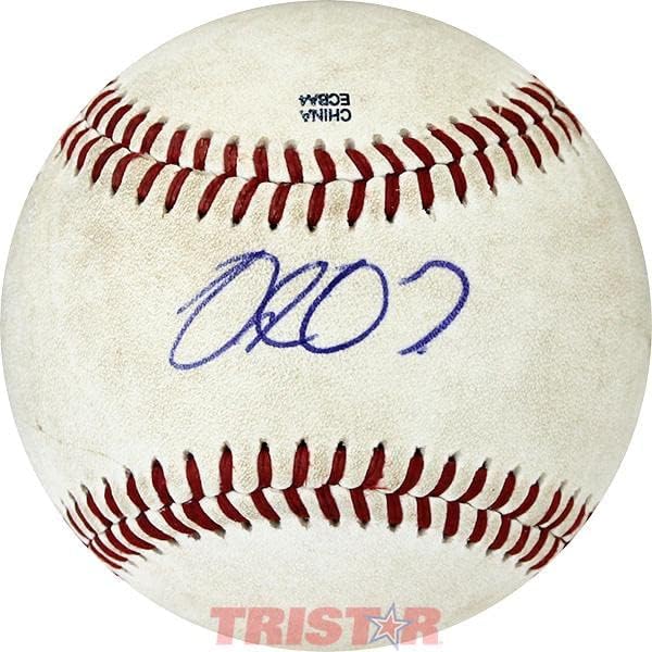 Официален представител на Милб Южна лийг бейзбол Делмон Йънг с Автограф - Бейзболни топки с Автографи