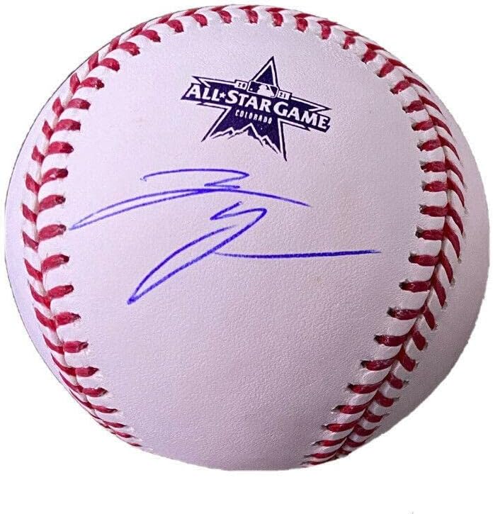 Шохей Охтани подписа договор с бейзболни ФЕНОВЕ на Мача на звездите 2021 г. и е ПРЕМИНАЛ ИДЕНТИФИКАЦИЯ В MLB - Бейзболни топки с автографи