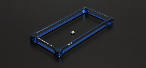 Солидна броня GILD Design GIEV-222NBL за iPhone 5 / 5s (Evangelion Limited), Тъмно синьо x Горния Тъмно синьо, Отдолу Синьо, Болт Сребро, ejc Черен