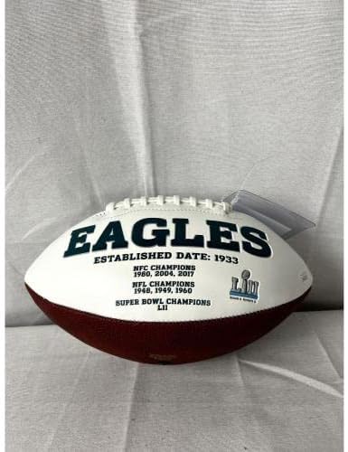 Футболен логото на JSA с автограф Хаасона Реддика с логото на Philadelphia Eagles - Футболни топки С автографи
