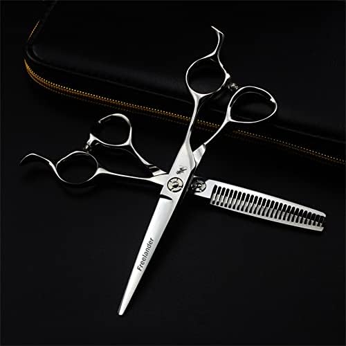 Професионален Комплект Ножица за подстригване на коса, 6 инча, Фризьорски ножици от неръждаема стомана 440C,