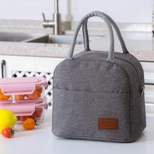 Случайна чанта за обяд на открито за Пикник Чанта за обяд - Изолирано чанта-хладилник за носене обяд-бокс, Здрава