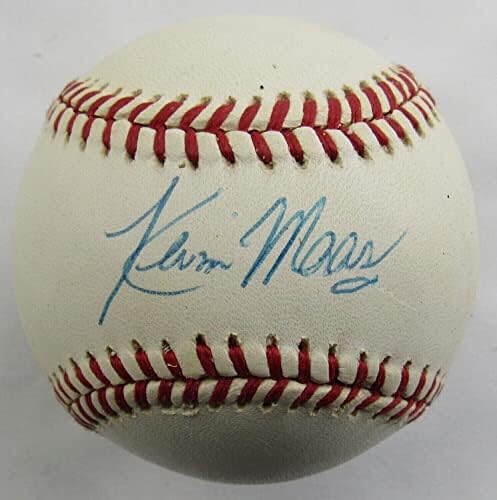 Кевин Маас Подписа Автограф Rawlings Baseball B94 II - Бейзболни топки с Автографи