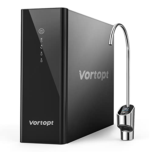 Вода филтър за система за обратна осмоза Vortopt - 1000 г/с, Пречистване на вода под мивката 3: 1 за източване,