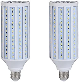 Led царевичен лампа 25 Вата E26/E27 (еквивалент на 250 W), 2500 Лумена, AC110V, 6000 ДО Студен Бял цвят, Суперяркая