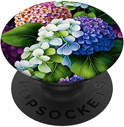 Реколта Хортензия Вдъхновен Любител на растения, Цветя градинарство PopSockets С Възможност за смяна на PopGrip