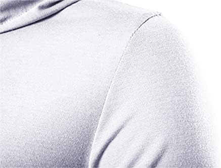 JEKE-DG / Модерен Обикновен Пуловер със средна дължина, Hoody, Спортни Памучни Блузи в стил хип-хоп Оверсайз, Руното Облегающая тениска с качулка