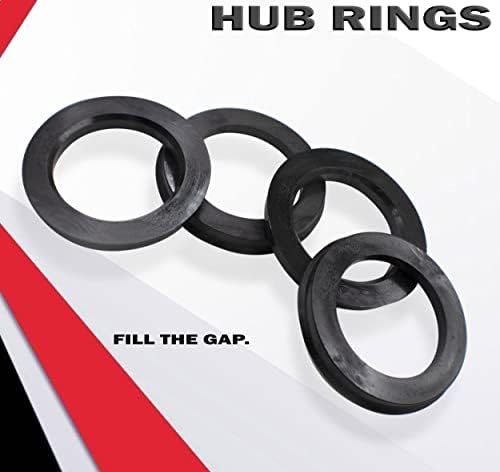 Джанти аксесоари Комплект части от 4-те центрических пръстените на главината с диаметър от 78,10 мм до 68,10