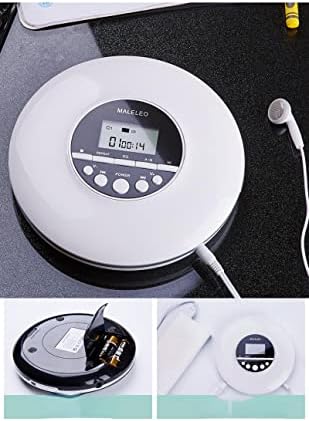 Преносим CD-плейър Walkman Преводачи Repeat MP3 Музикален Албум на CD-плейър Бял