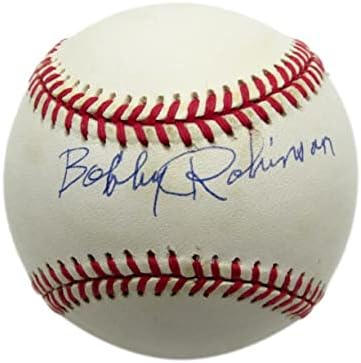 Уилям Боби Робинсън подписа договор с OAL Baseball Негър League Detroit Stars PSA / Бейзболни топки С ДНК-автограф