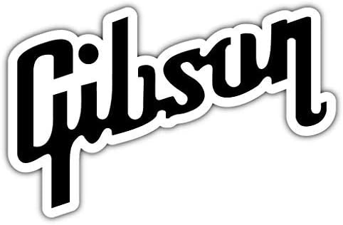 Стикер с логото на Гибсън - Графична стикер - Водоустойчива - Устойчива към избледняване на щанцоване
