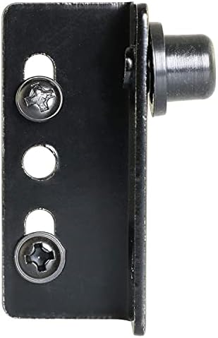 TAODAN 2 комплекта Врата Ротационни електрически Вериги с Облицовки, Удебелени Черни Правоъгълни Въртяща се