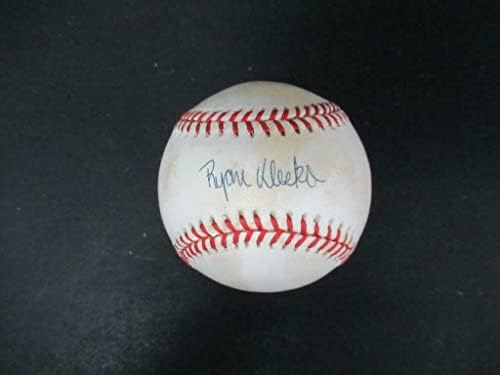 Рьянк Клеско Подписа Бейзболен Автограф Auto PSA/DNA AK24047 - Бейзболни топки С Автографи