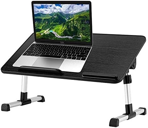 Поставяне и монтиране на BoxWave са Съвместими с поставка за лаптоп Fujitsu LifeBook U7312 - Поставка за лаптоп от масивна дървесина, бюро за удобна работа и в леглото. за Fujitsu LifeBoo