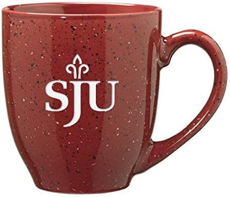 LXG, Inc. Университет Св. Йосиф - Керамични Кафеена чаша е 16 унции - Бордо