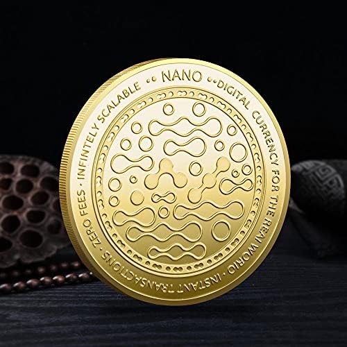 2 ЕЛЕМЕНТА Възпоменателна Монета От vermeil Цифров Виртуална Нано Монета цифрово шифрирана Валута 2021 Лимитированная