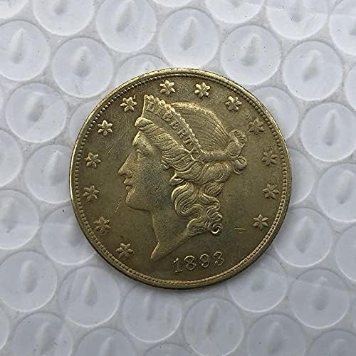 1893 P Реплика Възпоменателни монети С Мед покритие Изработка на Изработка на Чуждестранни Възпоменателни монети