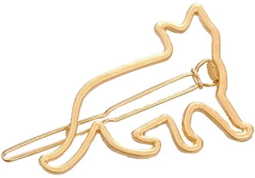 Куха метална шнола във формата на котка, за жени и момичета, скъпа шнола във формата на животно, аксесоари за