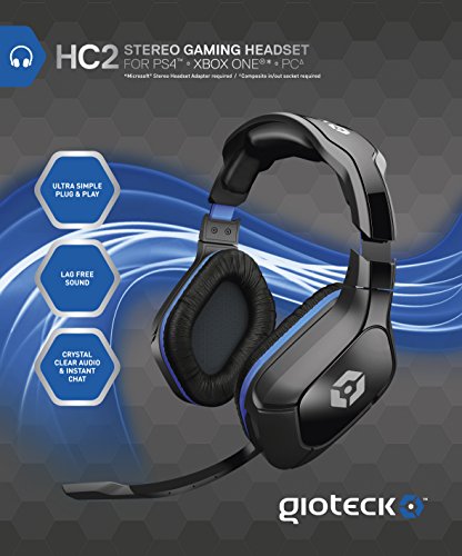 Жичен стерео слушалки Gioteck НС-2 за PS4, Xbox One, персонални КОМПЮТРИ и мобилни устройства