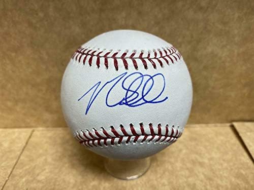 Макс Шрок Сейнт Луис Кардиналс Подписа бейзболни топки с автографи на M. l.. W / Coa - Бейзболни топки с автографи