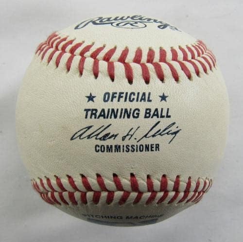 Бил Moose Скоурон Подписа Автограф Rawlings Baseball B105 - Бейзболни Топки С Автографи
