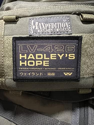 Пластир за филма Извънземните надежда Хэдли LV-426. Перфектно за вашия тактическо военно оборудване, раница,