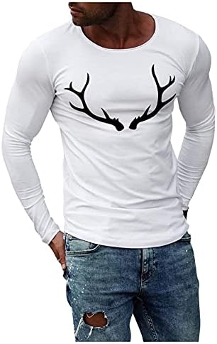 Тениски ZDFER за Мъже, Модни Hoody с дълъг ръкав, Туника, Есенни Тънки Тениски с кръгло деколте, Ежедневни Пуловери