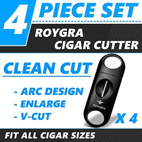 Нож за пури roygra, Голям V-Образно деколте, подходящ за всички размери Пури - 4 опаковки