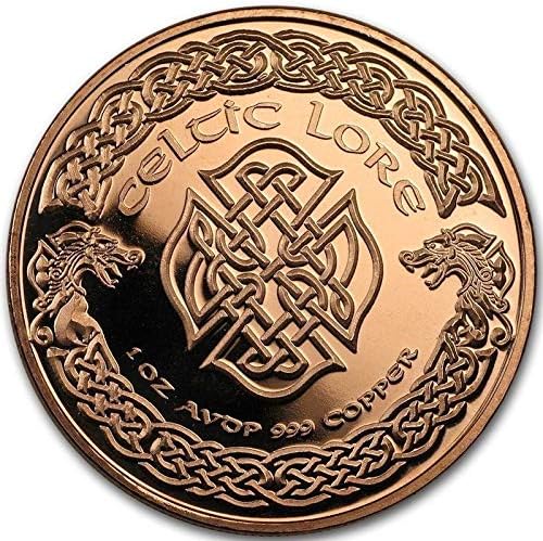 Медальон от чиста Мед Jig Pro Shop Серия Celtic Lore с тегло 1 унция .999