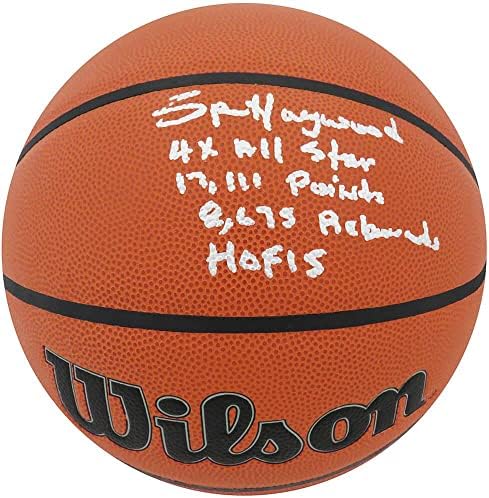 Спенсър Хейууд подписа на Уилсън за баскетбол в закрито / На открито на НБА с 4 Букви - Баскетболни топки с автографи