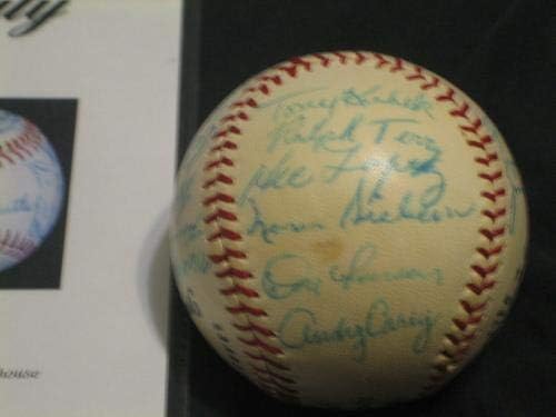 1959 йорк Янкис (23) Бейзбол екип с автограф на Ford, Berra Клане Psa / Бейзболни топки с ДНК - автограф