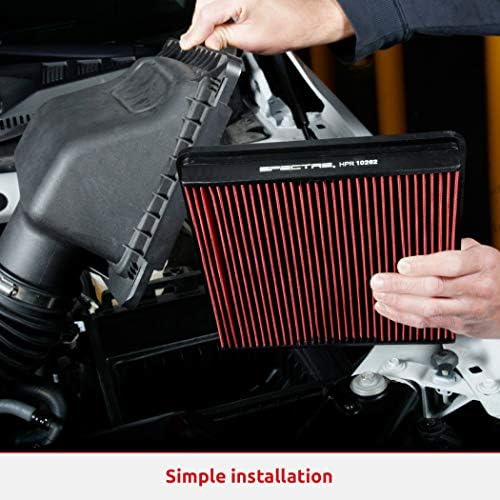Въздушен филтър на двигателя Spectre Performance: моющийся, заменяеми филтър: Подходящ за някои автомобили BUICK/CADILLAC/OLDSMOBILE/PONTIAC