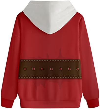 UOFOCO/ Коледни Блузи за жени, Модерни Дневни Зимно Палто с качулка и Дълъг ръкав на Експозиции
