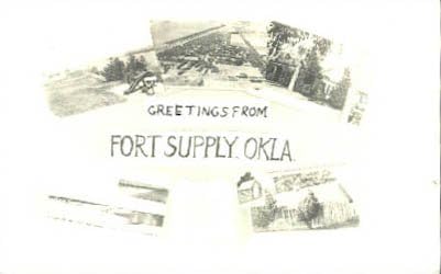 Пощенска картичка от Форт Саппл, Оклахома