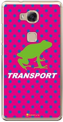 Жаба за транспортиране втора кожа Розова х бял (прозрачен) Дизайн от влага / за смартфон Huawei GR5 KII-L22/MVNO