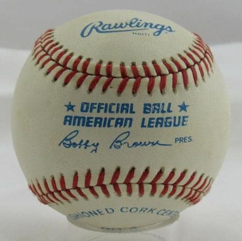 Дейв Магадан Подписа Автограф Rawlings Baseball IV B99 - Бейзболни топки С Автографи