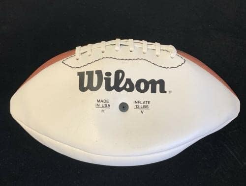 Марк Алън Рейдерс Шефове ПОДПИСА топка за Футбол NFL в пълен размер 'Джим' с голограммой - Футболни топки с автографи