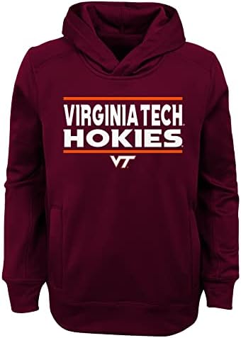 Hoody Outerstuff NCAA Youth Boys 8-20 Virginia Tech Hokies Rep Your Team Performance, малка (8)
