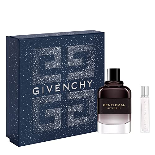Подаръчен комплект от Givenchy GENTLEMAN от 2 теми за мъжете (спрей за парфюмерийната вода 3,4 грама + Пътен спрей за парфюмерийната вода 0,42 грама)