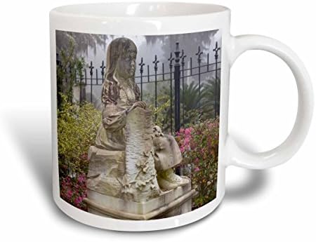 3дРоуз Джорджия, Савана, Историческо гробище Бонавентура-US11 JWL0354-Керамична чаша Joanne Wells, 11 грама, бяла