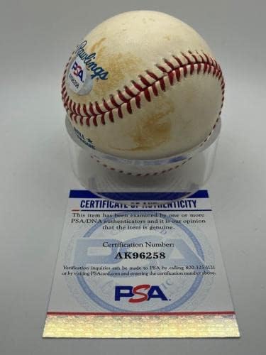 Ерик Фокс Оукланд Атлетикс подписа Автограф Официален представител на OMLB Baseball PSA ДНК Бейзболни топки