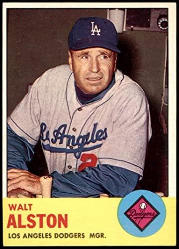 1963 Topps # 154 Уолтър Олстон Лос Анджелис Доджърс (Бейзбол карта) EX/MT Dodgers